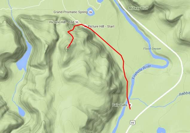 Grand prismatic spring 2025 overlook trail map