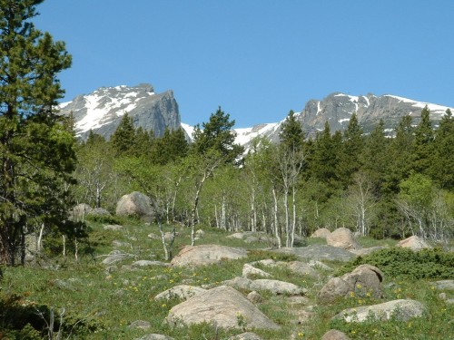 Hallett Peak and Flattop Mountain